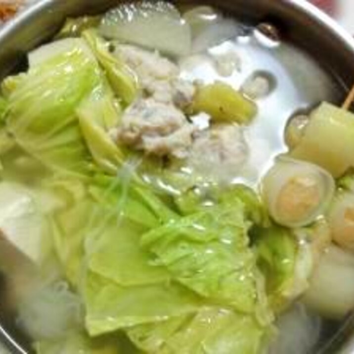 鶏団子入り☆水炊き☆